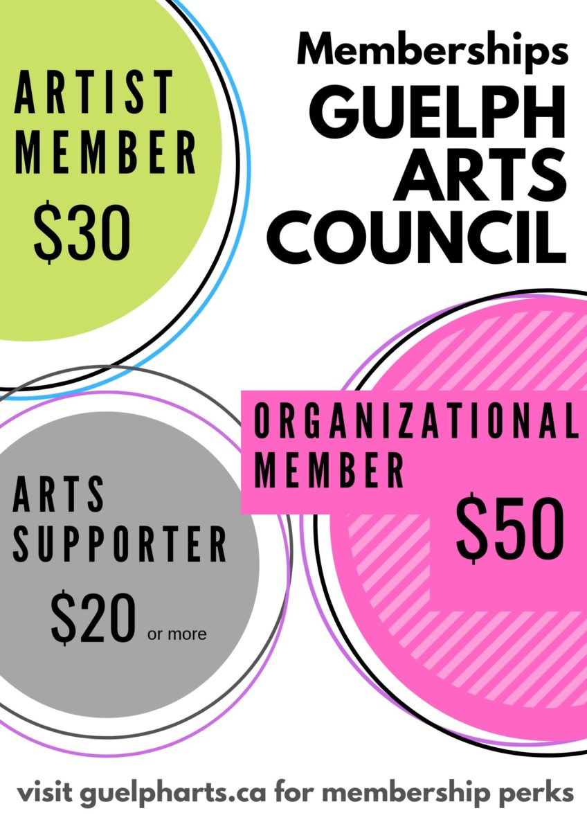 Guelph Arts Council Memberships 1