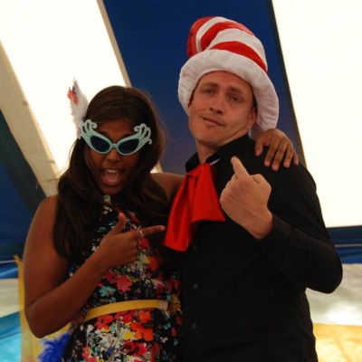 Paul Barson and Kween in Seussical
