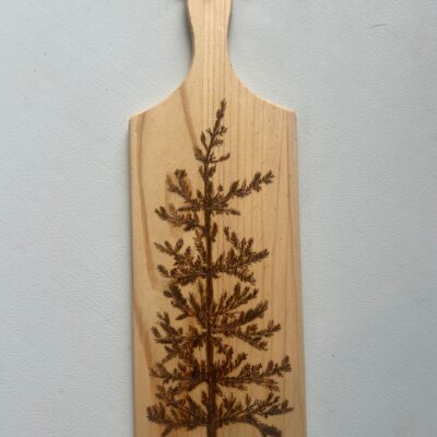 Decorative Wood Burned Tree Paddle